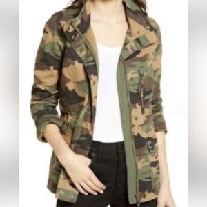 Madewell Camouflage Military Jacket size M